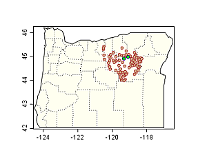 Western EMAP sample sites