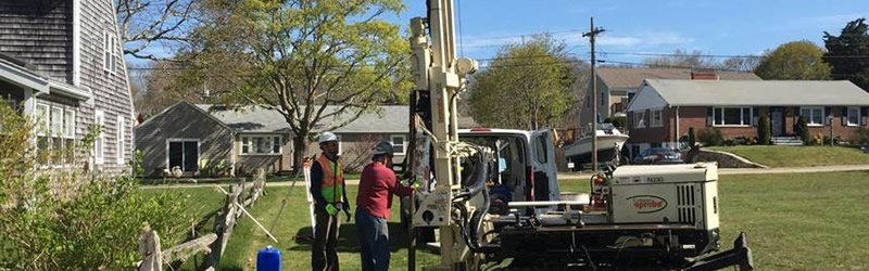 Assessment of Hydrologic and Water-Quality Changes in Shallow Groundwater Beneath a Coastal Neighborhood Being Converted from Septic Systems to Municipal Sewers [Photo Credit: USGS]