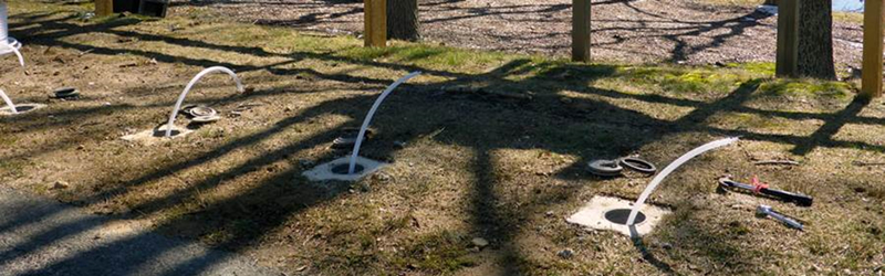  Hydrologic Site Assessment for Passive Treatment of Groundwater Nitrogen with Permeable Reactive Barriers, Cape Cod, MA [Photo Credit: USGS]