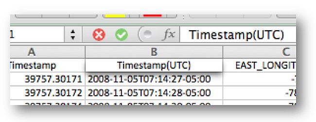 Renaming column header in Excel