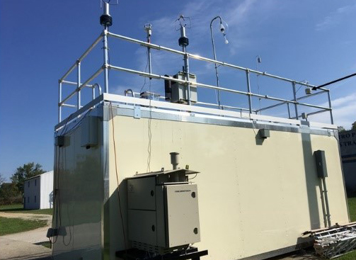 passive sample deployed at the Louisville Air Pollution Control District shelter