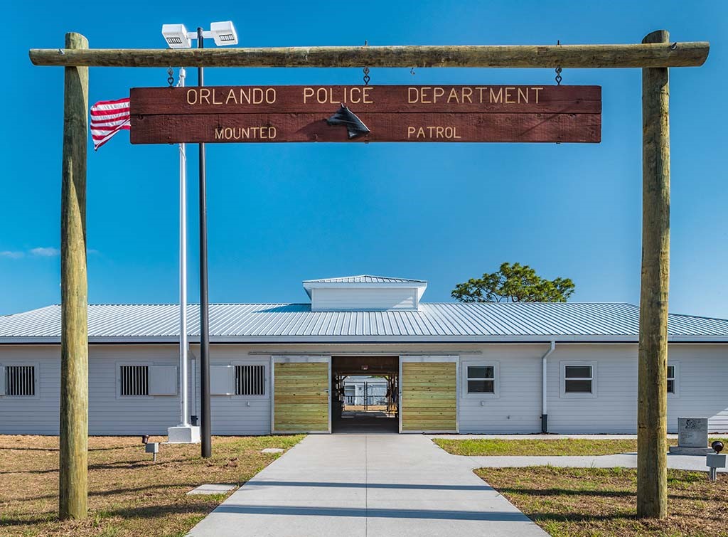 Orlando Police Department’s Mounted Patrol Facility