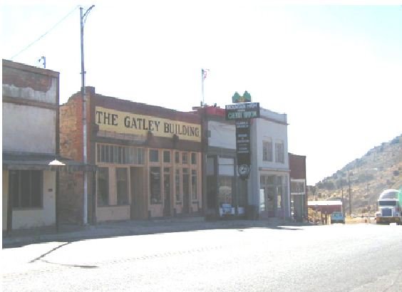 Commercial buildings on the site