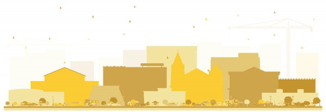 Waterloo, Iowa Skyline Graphic