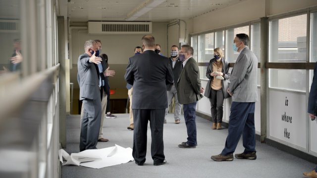 Administrator Wheeler tours Brownfields sites in St. Cloud, Minn with Mayor Dave Kleis and Regional Administrator Thiede