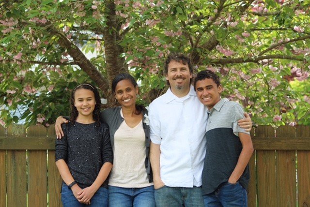 EPA Biologist John Cowden and family