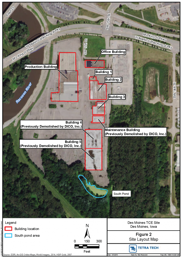 image of Des Moines TCE site map2