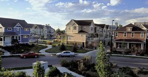 Mixed housing in a neighborhood