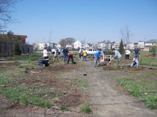 Work begins on vacant lot near Luis Marin School.