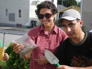 Providence residents learn about how to safely garden in their backyards &amp; test for lead contamination thanks to a collaboration of the Environmental Justice League of RI, Southside Community Land Trust, &amp; Childhood Lead Action Project, in Summer 2009