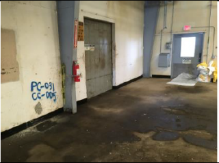 Former Die Cast Building Floor Photo Credit: ERM, PCB Sampling Report, June 2016