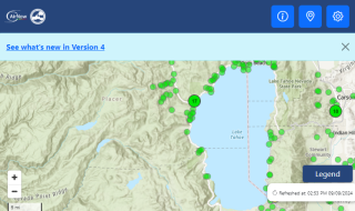 AirNow Smoke and Fire Map Interface