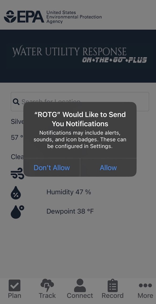 Allow notifications