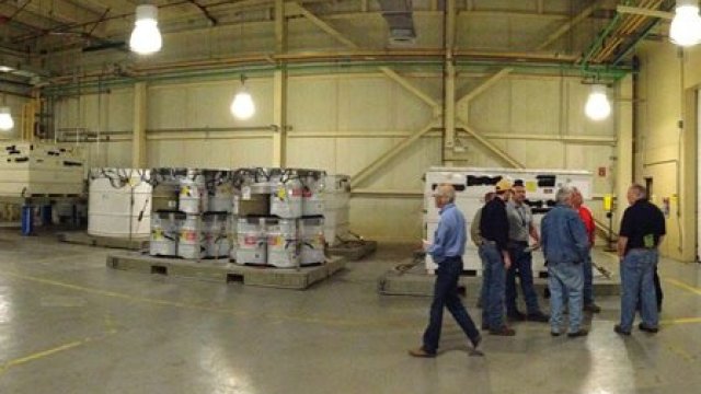 EPA's WIPP team tours the WIPP Waste Handling Facility with DOE staff