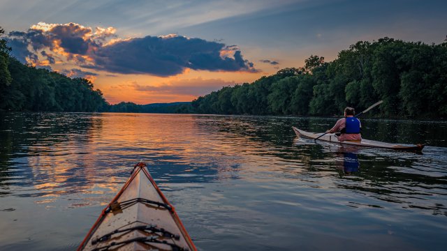 Sunset on Lake