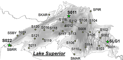 31 sampling stations