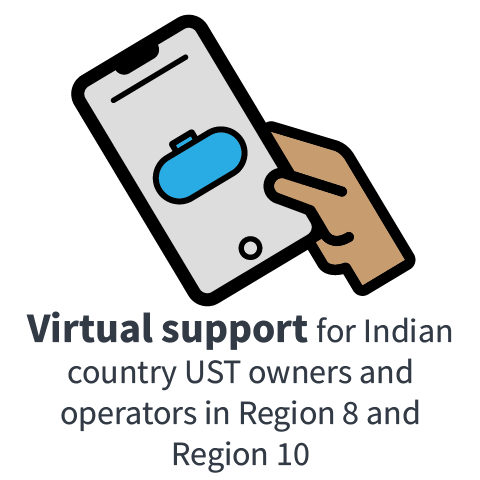 Virtual support for Indian country UST owners and operators in Region 8 and Region 10