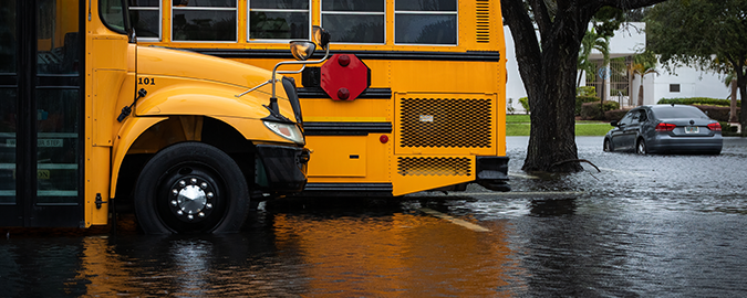 Bus and flooding