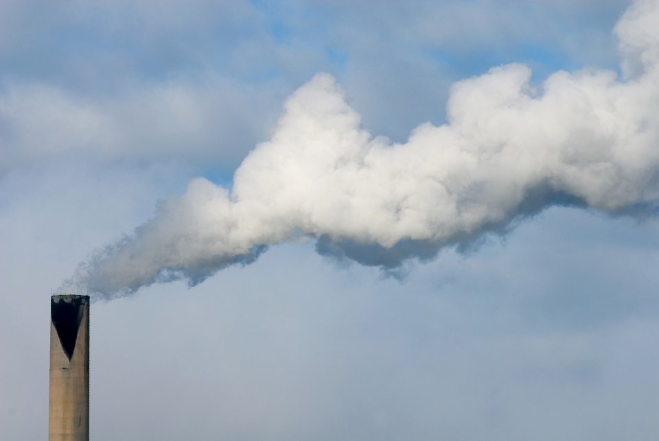 Billowing Smoke Stack