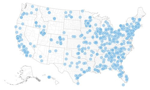 This is a map showing the progress of hazardous waste cleanups for the indicator human exposures under control