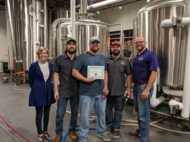 Group photo from the Iowa Waste Reduction Center