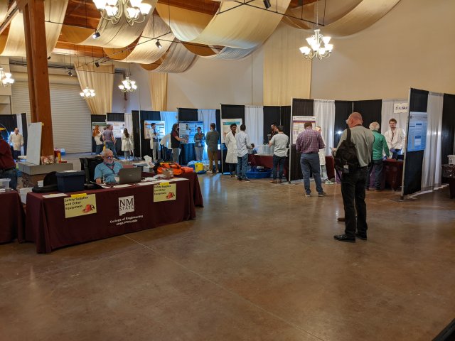 Student teams prepare their bench-scale demonstrations at the 32nd Annual WERC Environmental Design Contest.