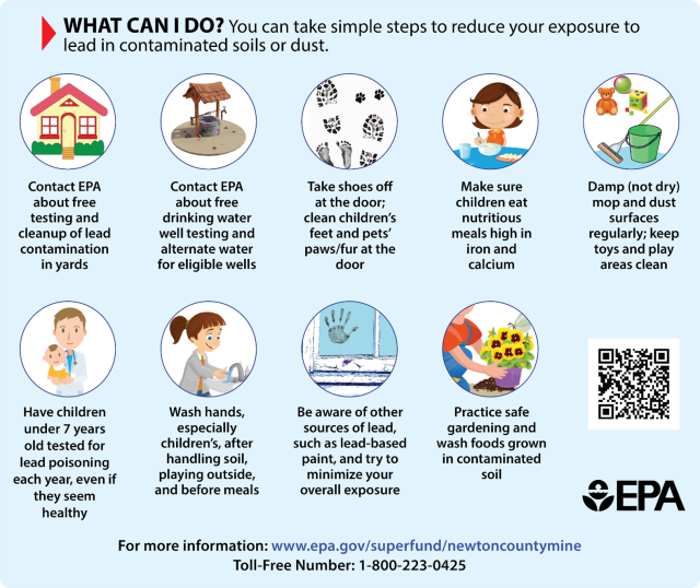 Lead safety graphic