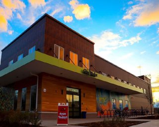 Figure 1 City Market storefront on opening day. Credits: City Market – Onion River Co-op