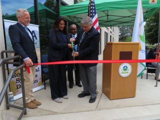 Ribbon cutting at the newly renovated Corvallis, OR facility