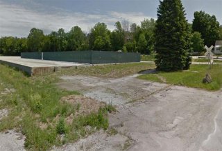 Fonda site after building demolition (photo credit: Town of St. Albans)