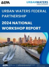 Cover page for the 2024 Urban Waters National Workshop Report